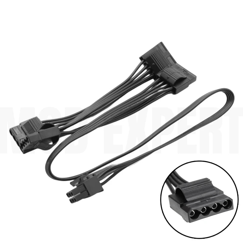 PCIe 8Pin 6+2/CPU 4+4/SATA/Molex/ATX 24Pin Power Cable for Antec HCG650, HCG750, HCG850 Gold HIGH CURRENT GAMER Modular Powers