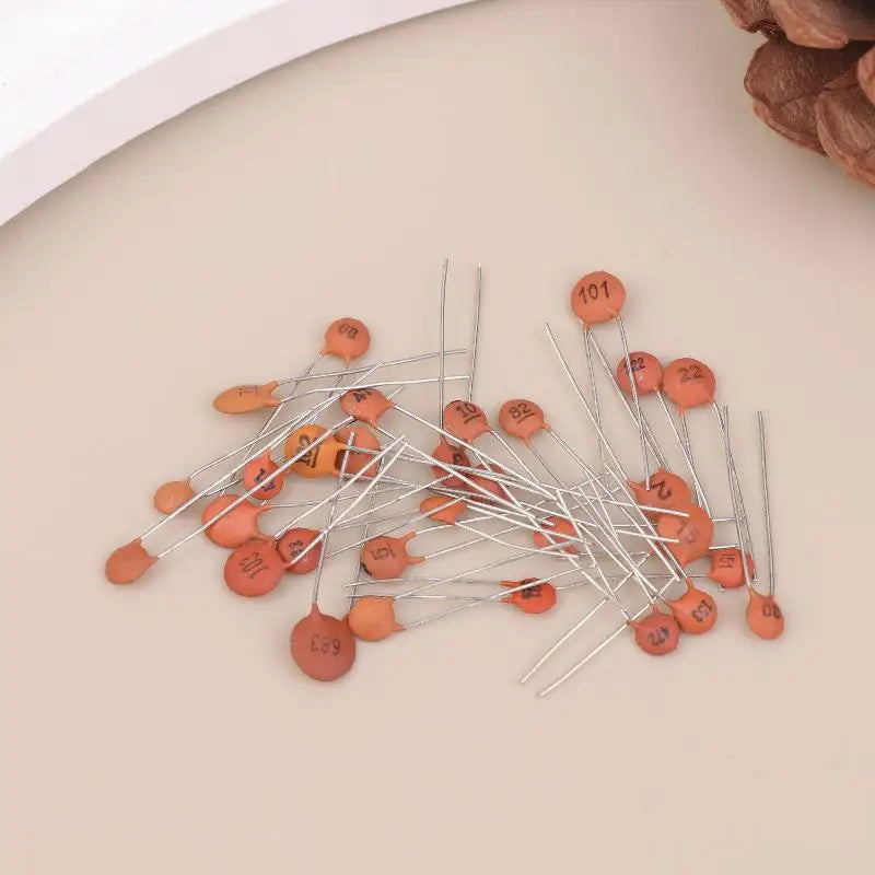 Ceramic Capacitor Kit, 2pF to 0.1uF (30 Values x 10pcs), 300pcs Total for Electronics Projects, Hobby & DIY, NPO/X7R Assortment