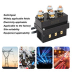 12V 500A Winch Relay Kit Remote Control Winch Relay Contactor Switch for ATV Snowmobile Mowers