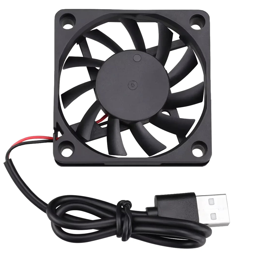 60x60x10 mm DC 5V 12V 24V 6010 Brushless Cooling Fan, Replacement Ball Bearing 60mm Fan for Cooling DIY PC Computer Case Fan