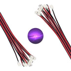 10Pcs 0402 0603 Led SMD Wire For Model Train HO N OO Scale Red Black Line Pre-soldered Micro Litz Diorama Railway 30cm 3V