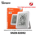SONOFF SNZB-02DR2 AirGuard TH 3.6'' LCD Zigbee Temperature Humidity Sensor App Monitoring Work With Apple Home Via Matter Bridge
