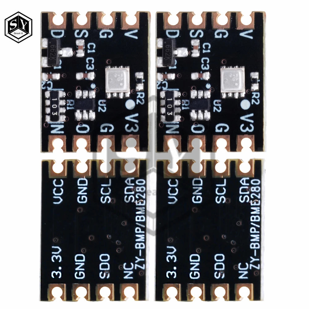 ZY BME280 Sensor Module: Precision Altimeter & Atmospheric Pressure Detector for Arduino (Black)