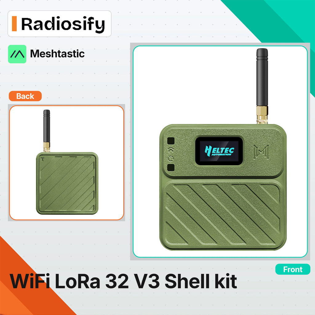 Heltec WiFi LoRa 32 V3 with 3D Printed Case ESP32-S3 SX1262 Meshtastic LoRaWAN Development Board