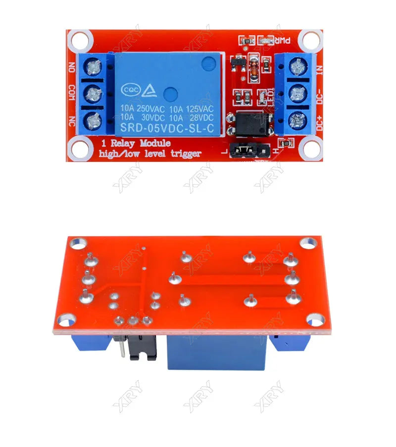 XRY DC 5V 12V 24V 1Channel Relay Module Board Shield with Optocoupler / High and Low Level Trigger for arduino Raspberry Pi