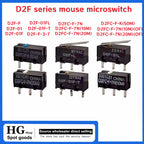 5-10PCS/Lot D2F D2FC Mouse button Microswitch D2F-01  D2F-F D2F-01F-T  D2FC-F-K 50M D2FC-F D2FC-F-7N 10M 20M D2FC-F-K(50M)