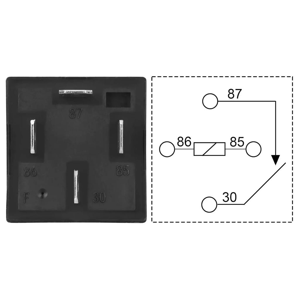 JD1914 Car Relay 12/24V 40A 4/5 Pin SPDT Car Switch and Starter Waterproof Relay for Boat Tractor Truck Motorcycle