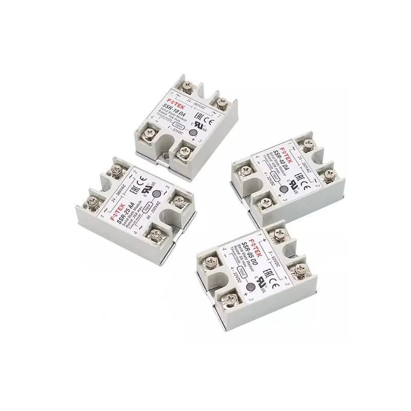FOTEK Original Single Phase Solid State Relay SSR-10DA-H SSR-25DA-H SSR-40DA-H SSR-50DA-H SSR-75DA-H