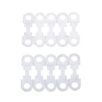 New 10Pcs 30A-150A 32VDC Small Fuse Sheet Automotive Car Flat Zinc Sheet For Car Fuse Round Hole Insert Fuse Auto Parts