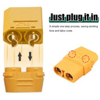 High Current XT90 Male Female Connector with Cover Welding Terminal Connector for Lithium Polymer Battery Model Charge Lead Plug