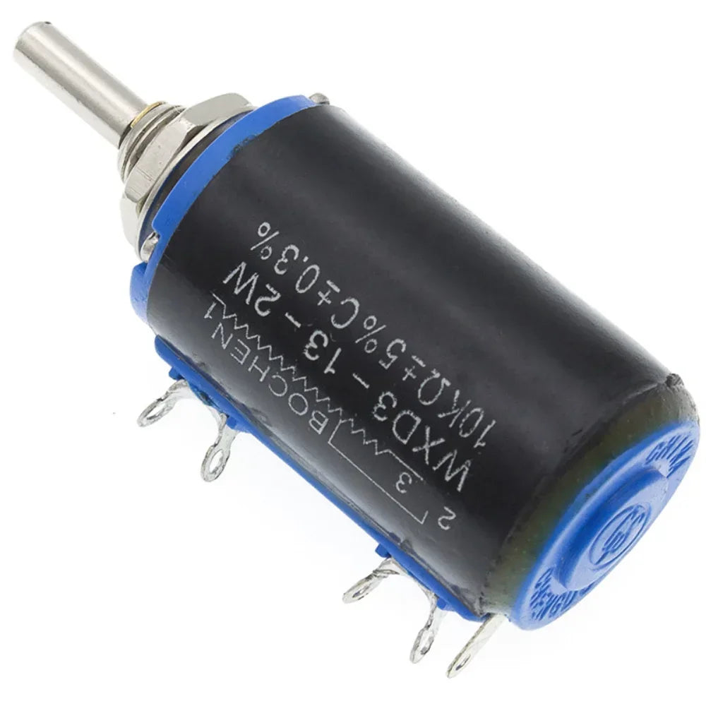 1PCS WXD3-13-2W Precision Multi-turn Potentiometer 1K 2.2K 3.3K 4.7K 6.8K 10K 22K 47K 100K Ohm 10 Laps Wirewound Potentiometers