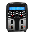 SKYRC T100 AC Lipo Battery Balance Charger Dual 5A 2X50W for 2-4S NiMH / NiCd / LiPo / LiFe / Lilon / LiHV  RC Car Charger