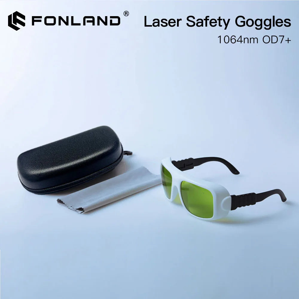 Fonland 1064nm Laser Safety Goggles Protective Glasses Shield Protection Eyewear LPYHP2 800nm-1100nm For YAG DPSS Fiber Laser