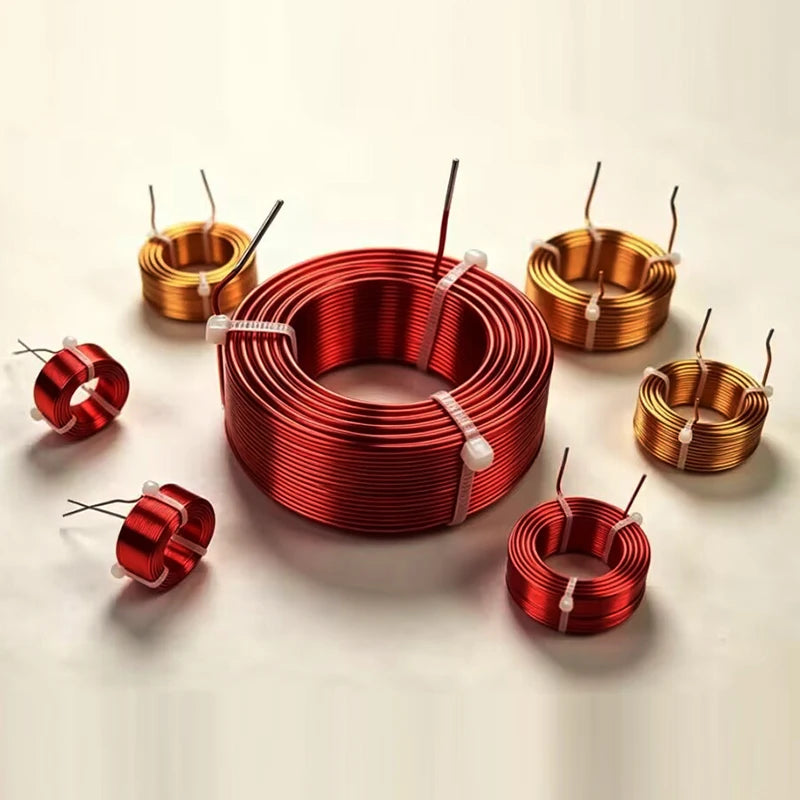 Audio Inductor Coil for Audio Equipment with Oxygen-Free Copper (OFC) Wire Gauge 0.8-1.5mm Inductance 0.2-5.0mH