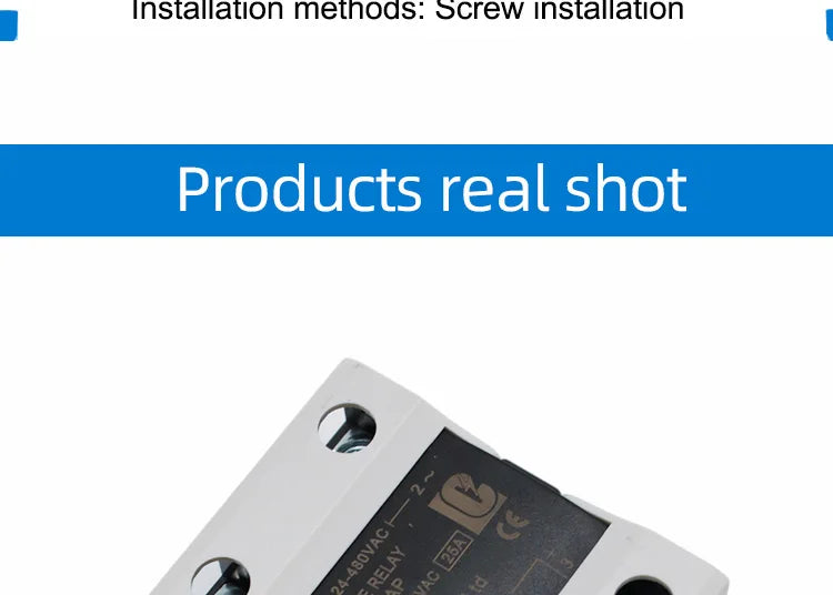 LCTC SSR Random Solid State Relay 10A 25A 40A 60A 80A 100A 120A DC Control AC Single Phase Control 3-6VDC 24-480VAC