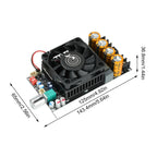 DC 18-50V ZK-3002 2G Second-Generation Upgraded Pure Post Amplifier Board 300W+300W Dual Channel Mono Amplifier Chip TPA3255