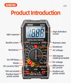 ANENG SZ06 Multimeter 2000 Diode Ohm Professional Smart Mini Multimetro Counts Digital AC/DC Voltage DC Current Tester Tools