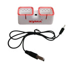 SYMA X22 X22W X22SW Dual USB Fast Charger 7 4V 2S LiPo Battery Charger Smart LED Display Overcharge Protection RC Drones Quad