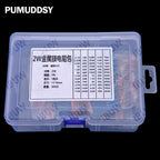 60Values 0.1R 100R 200R 1/2W 1W 2W 3W 1% Metal film resistors kit dip  300R 1K 2K 3K Resistor
