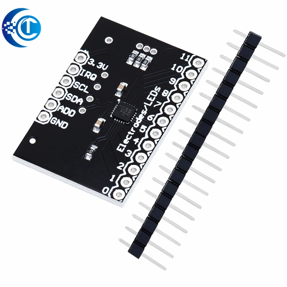 MPR121 Breakout V12 Capacitive Touch Sensor Controller Module - I2C Keyboard Development Board  for Arduino