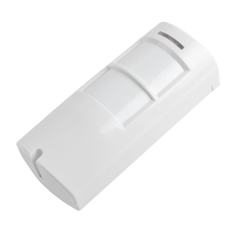 DC12V Outdoor Wired Microwave PIR Motion Sensor Alarm with Rain Cover 12M 100 Degrees Wide Angle Detection Anti-pet Anti-mask
