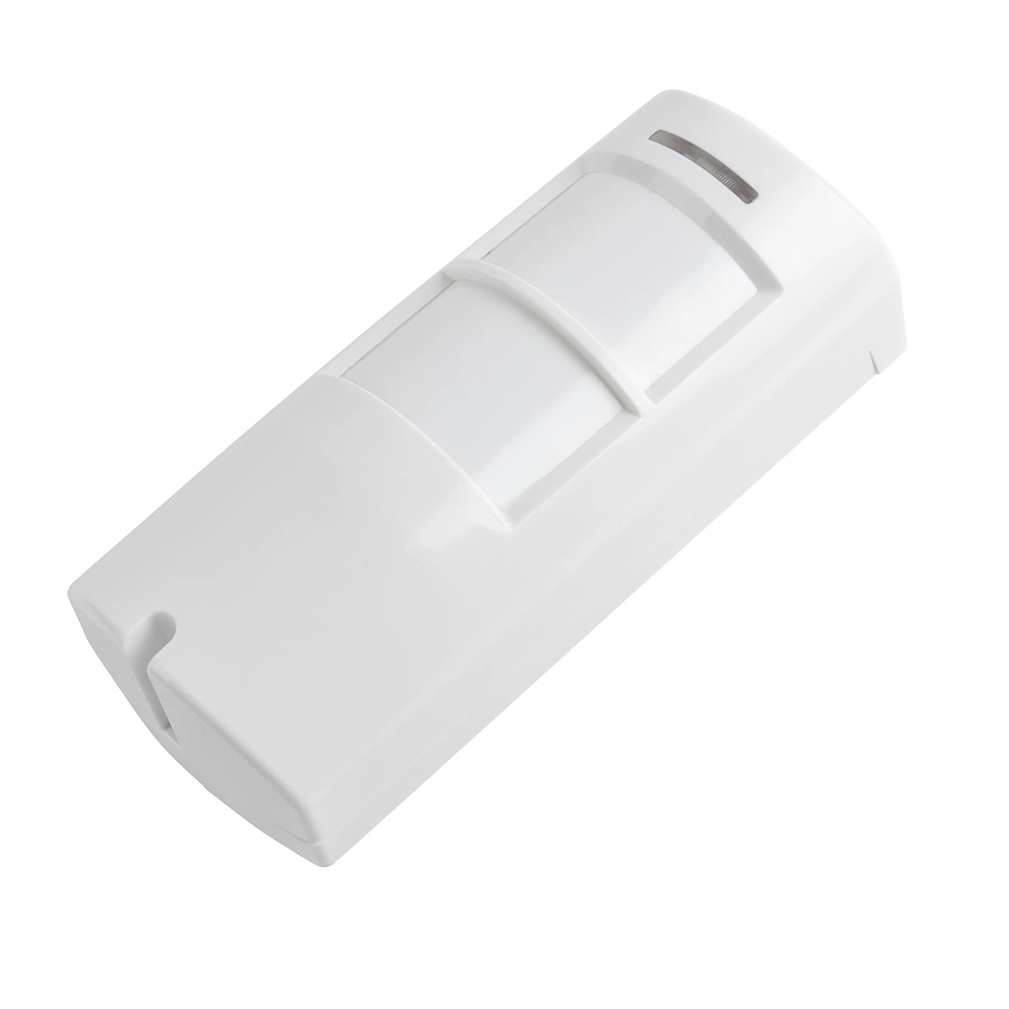 DC12V Outdoor Wired Microwave PIR Motion Sensor Alarm with Rain Cover 12M 100 Degrees Wide Angle Detection Anti-pet Anti-mask