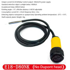 E18-D80NK Infrared Obstacle Avoidance Sensor Proximity Switch Intelligent Vehicle 3-80cm with Dupont Header