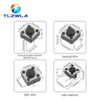 10 Models 6*6 Tact Switch Tactile Push Button Switch Kit Height: 4.3 5~13MM DIP 2P/4P Micro Switch 6x6 Key Switch