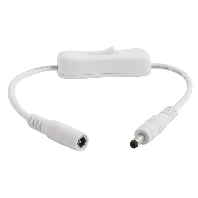 1Pc Inline 304 Switch On Off with Female Male Power Cable 5.5x2.1mm DC Connector Switch 5V 12V 24V for LED Strip Light