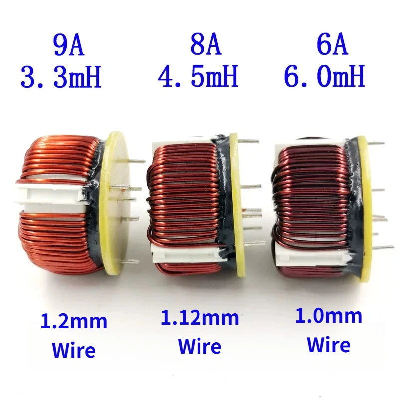 Three Phase Common Mode Filter Choke Inductor 0.7/1/1.5/2/3.3/4.5/6mH 31*19*13 Ferrite Toroidal Core
