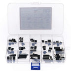75pcs 15Value in Common use DIP kit LM358 LM386 ULN2003 LM324 NE555 MC34063 TDA2822 JRC4558 OP07 TDA2030 ULN2803 LM339 NE5532