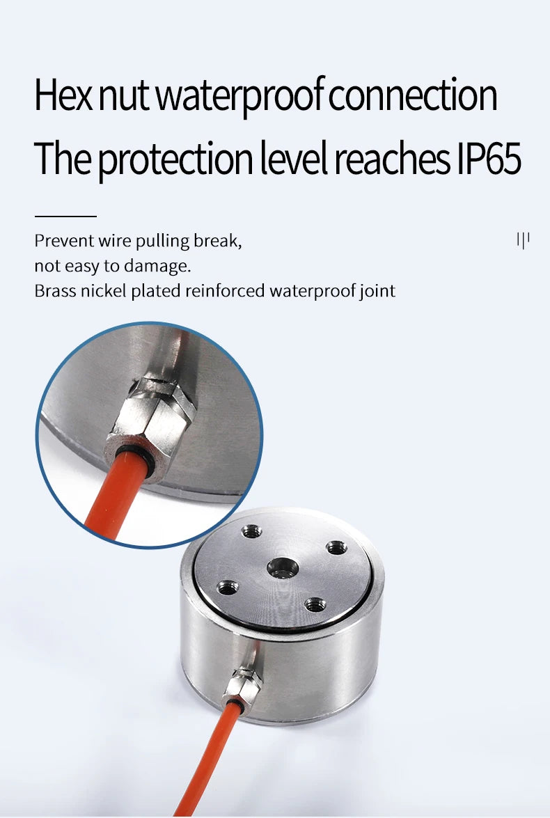 Micro Load Cell Tension Push Sensor Weight Compression Force Sensor Load Cell Weight Touch Sense System Adapts 5kg 10kg 20kg