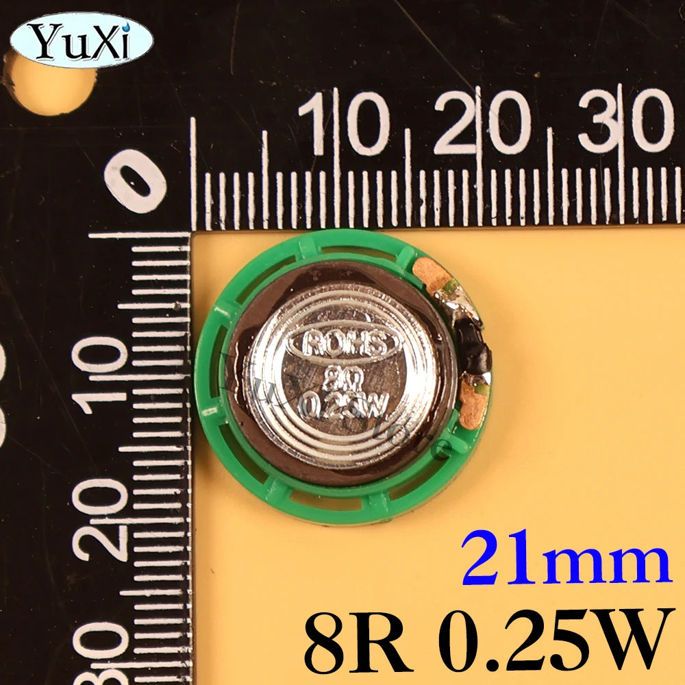 2Pcs 8 Ohm 0.25W 0.5W Horn Loudspeaker 8R Diameter 20mm 21mm 23mm 27mm 29mm 36mm 40mm LoudSpeakers