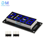 TM1637 LED Display Module for Arduino 4 Digit 7 Segment 0.56 inch Time Clock Indicator Tube Module Red Blue Green Yellow White