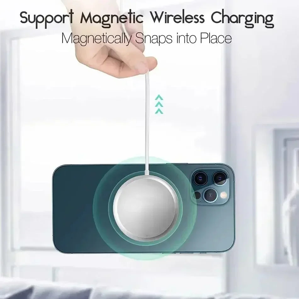 15W Fast Charger Original Magnetic Wireless Device For iPhone 16 15 14 Pro Max Mini USB C 8 Plus XR X XS MAX Airpods
