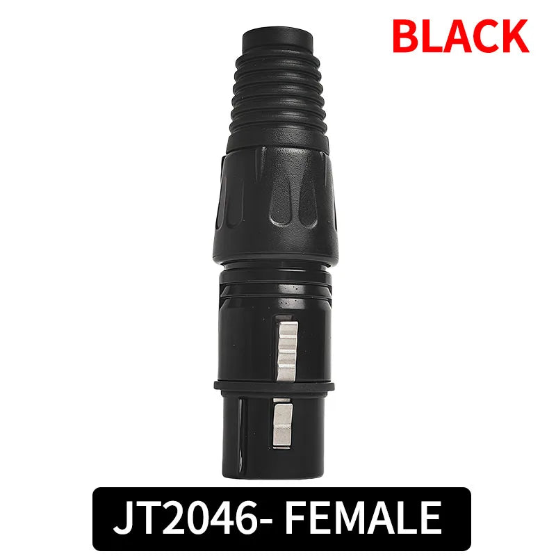 4/10/20pcs MIC Snake Plug Male Female Microphone Cable Connector XLR 3 Pin Wire Connector