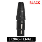 4/10/20pcs MIC Snake Plug Male Female Microphone Cable Connector XLR 3 Pin Wire Connector