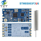 TZT 1/3PCS 433Mhz HC-12 SI4463/4438 Wireless Serial Port Module 1000m Replace Bluetooth NEW