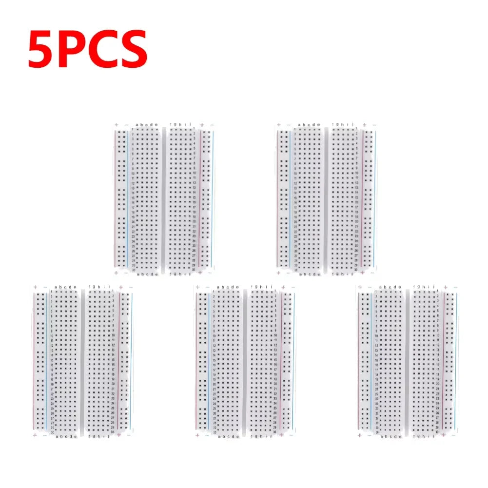 1-20pcs 400 Tie Points Solderless PCB Breadboard Spliceable Mini Universal Test Protoboard for Experiment Test Robot
