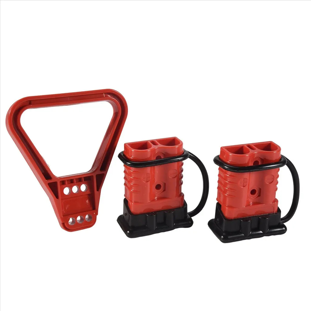 L96A 2Pcs 175A 1/0 AWG Battery Power Connector Cable Quick Connect Disconnect Kit for Anderson Connector for Car ATV Winch
