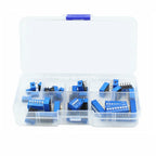 35PCS/LOT Dip Switch Kit In Box 1 2 3 4 5 6 8 Way 2.54mm Toggle Switch Snap Switches Mixed Kit Each 5PCS Combination Set