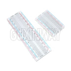 MB-102 Breadboard 400 830 Points Solderless PCB Bread Board Jumper Wire Cable Prototype Board DIY for Arduino Kit