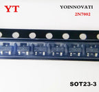 100pcs/lot 2N7002LT 2N7002 7002 N-Channel MOSFET N-CH SOT23 Best Quality.