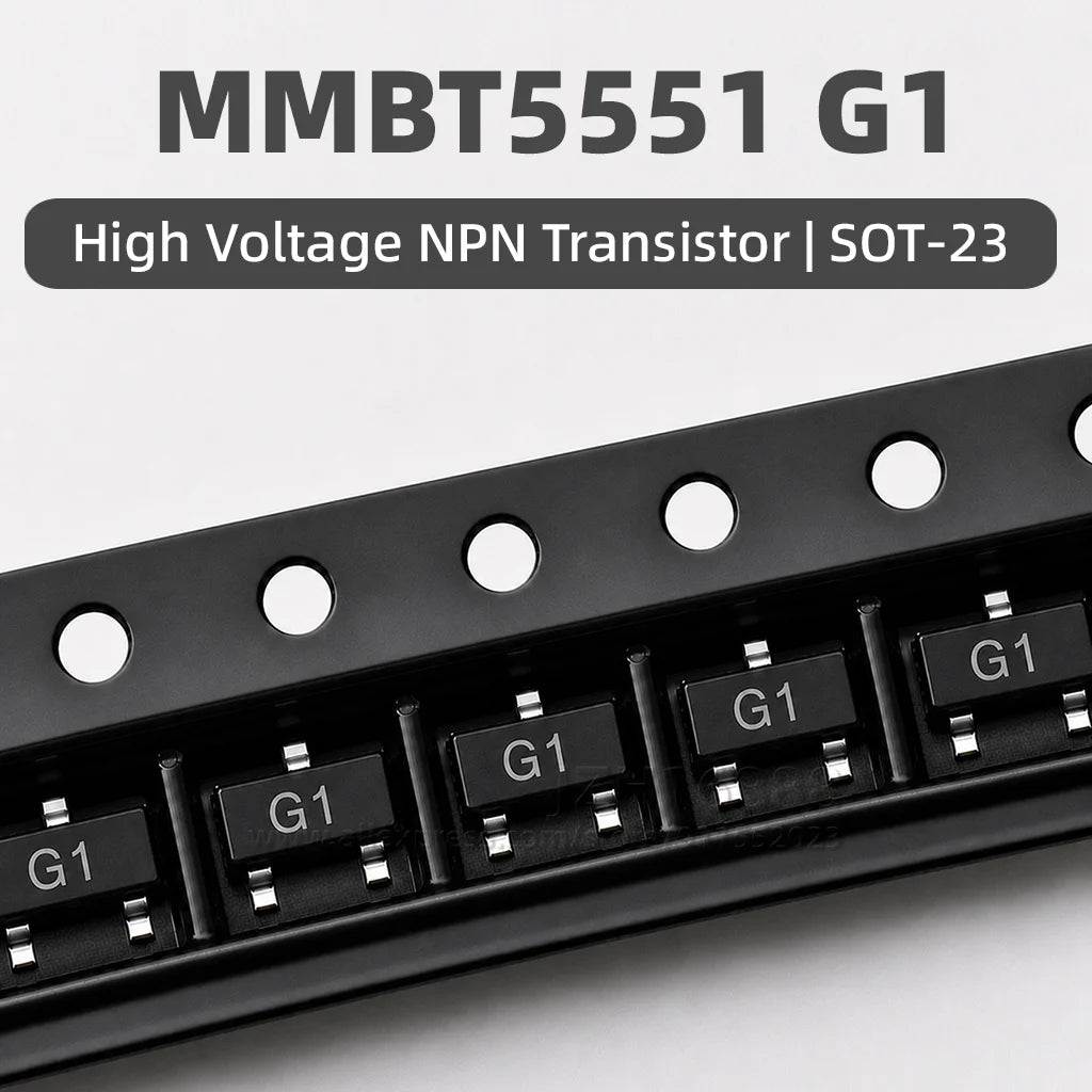 50~3000PCS MMBT4401 2X MMBT4403 2T MMBT5401 2L MMBT5551 G1 SOT-23 SMD NPN PNP BJT Switching Transistor