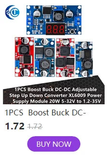 XL6009 Boost module 1.2-35V 20W Adjustable Power Supply Module for Arduino DIY