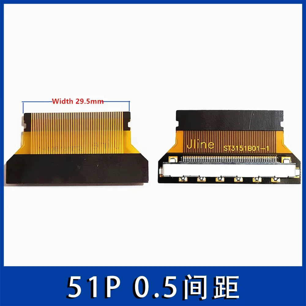1Pcs/lot LVDS Screen Line EDP Adapter Board FIX 30P to FPC 30P/51P 1.0mm/0.5MM Flexible Cable Interface Adapter