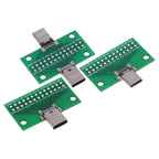 Micro Mini Type-c USB A Male USB 2.0 3.0 A Female USB B Connector Interface to 2.54mm DIP PCB Converter Adapter Breakout Board