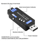 DC 5V USB to RS485/RS232 Communication Module Bidirectional Half Duplex Serial Line Converter CH343G Plug And Play