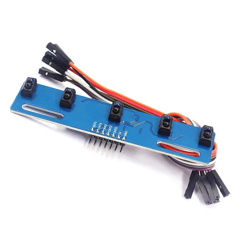 2pcs 5 Channel Line Tracking Sensor Module TCRT5000 Infrared Black White Line Follower for Arduino Smart Car