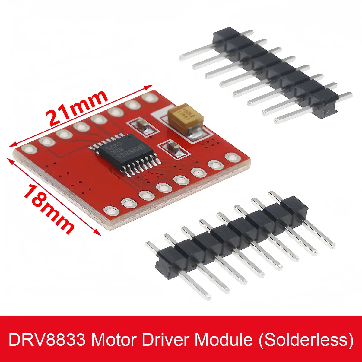 1-3PCS TB6612 DRV8833 Dual Motor Driver 1A TB6612FNG DC Motor Drive Module for Arduino Microcontroller Better than L298N